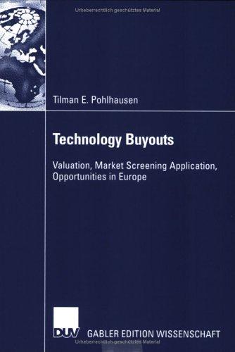 Cover for Technology Buyouts