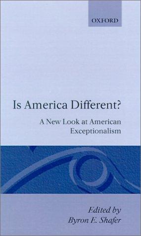 Cover for Is America different?