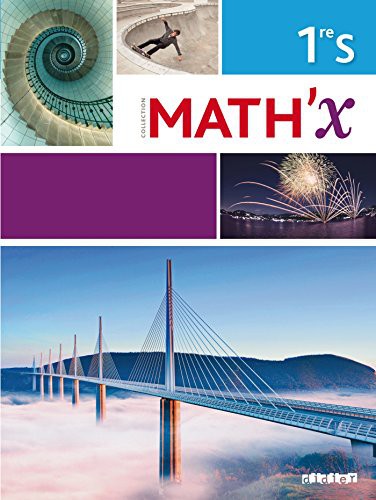 Cover for Math'x 1re S  - Livre