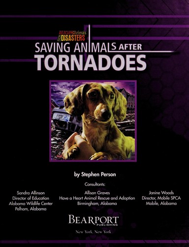 Cover for Saving animals after tornadoes