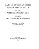 Cover for Catalogue of ancient Near Eastern seals in the Ashmolean Museum.