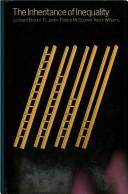 Cover for The Inheritance of inequality