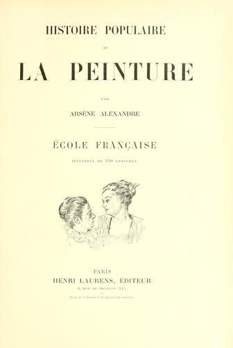 Cover for Histoire populaire de la peinture
