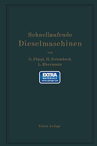 Cover for Schnellaufende Dieselmaschinen