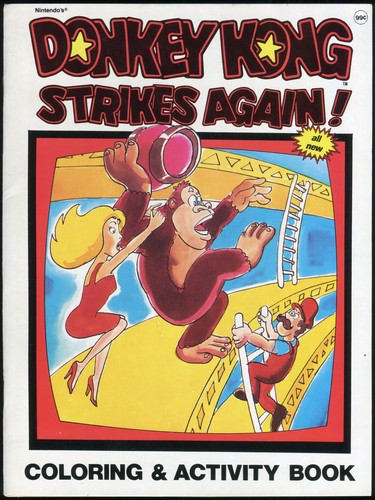 Cover for Donkey Kong: Strikes Again! Coloring & Activity Book
