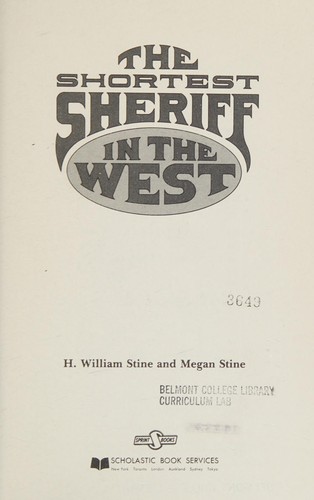 Cover for The shortest sheriff in the west (Sprint books)