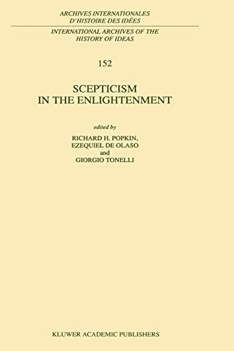 Cover for Scepticism in the Enlightenment