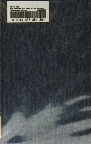 Cover for Les femmes qui tuent et les femmes qui votent