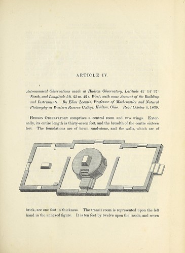 Cover for Astronomical observations made at Hudson Observatory, latitude 41° 14' 37" north, and longitude 5h. 25m. 42s. west