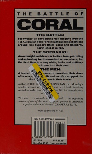 Cover for The Battle of Coral