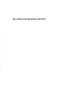 Cover for Die Literatur der Roma und Sinti