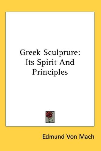 Cover for Greek Sculpture
