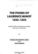Cover for Poems Of Lawrence Minot (UEP - Exeter Medieval Texts and Studies)