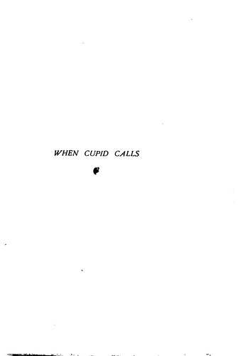 Cover for When Cupid calls.