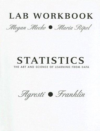 Cover for Statistics Lab Workbook