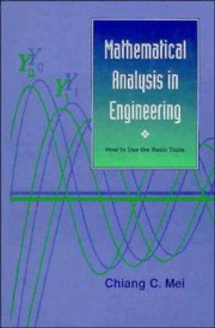 Cover for Mathematical analysis in engineering