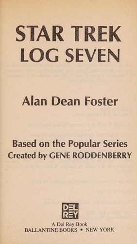 Cover for Star Trek Log Seven (Star Trek Logs)