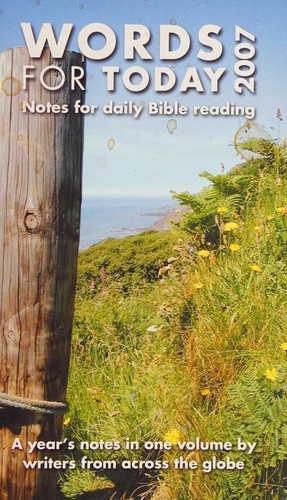 Cover for Words for today 2007