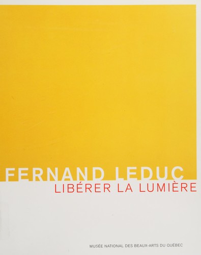 Cover for Fernand Leduc