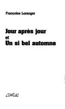 Cover for Jour après jour et Un si bel automne