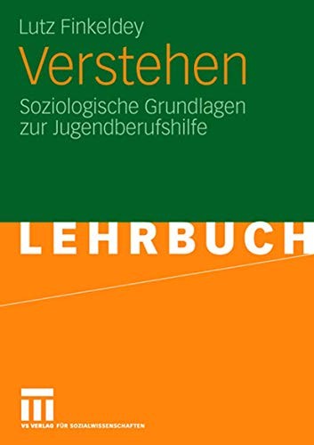 Cover for Verstehen