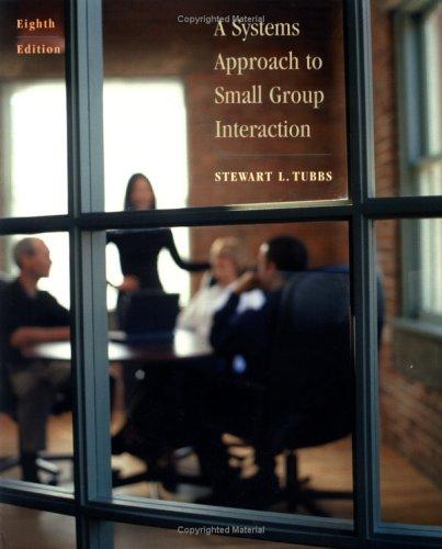 Cover for A Systems Approach to Small Group Interaction (NAI)