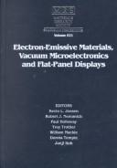 Cover for Electron-Emissive Materials, Vacuum Microelectronics and Flat-Panel Displays