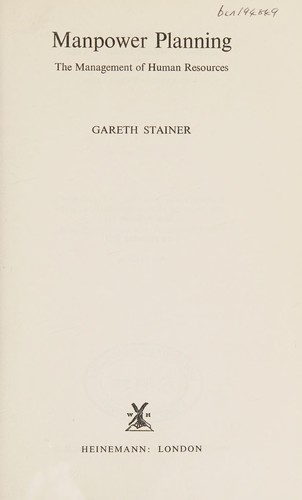 Cover for Manpower planning
