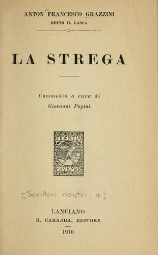Cover for La strega
