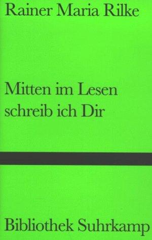 Cover for Mitten im Lesen schreib ich Dir. Ausgewählte Briefe.