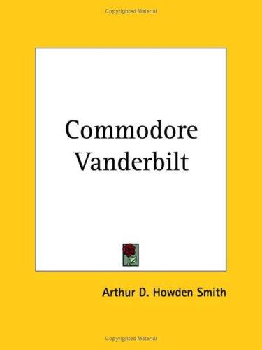 Cover for Commodore Vanderbilt