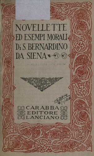 Cover for Novellette ed esempi morali
