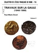 Cover for Travaux sur la Gaule