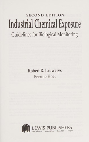 Cover for Industrial chemical exposure