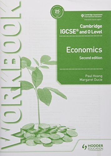 Cover for Cambridge IGCSE and O Level Economics Workbook 2nd edition