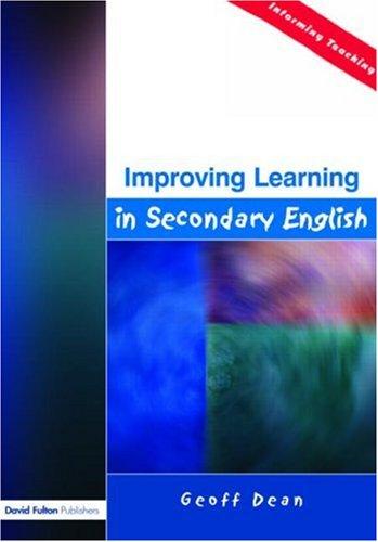Cover for Improving Learning in Secondary English