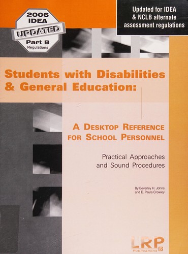 Cover for Students with disabilities & general education