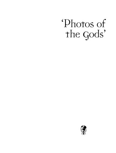 Cover for 'PHOTOS OF THE GODS': THE PRINTED IMAGE AND POLITICAL STRUGGLE IN INDIA.