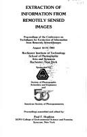 Cover for Extraction of information from remotely sensed images