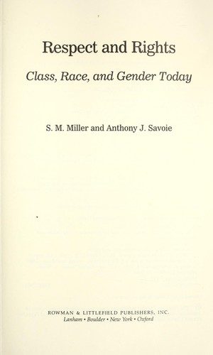 Cover for Respect and Rights