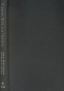 Cover for Crime, risk and justice