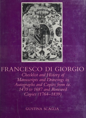 Cover for Francesco di Giorgio