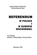 Cover for Referendum w Polsce i w Europie wschodniej