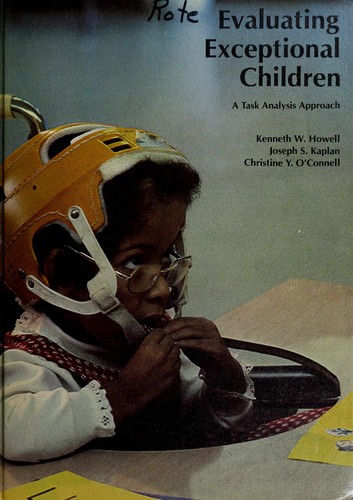 Cover for Evaluating exceptional children
