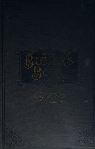 Cover for Butler's Book : Autobiography and Personal Reminiscences of Major-General Benj. F. Butler