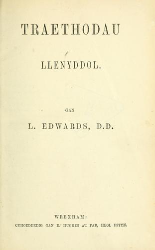 Cover for Traethodau llenyddol