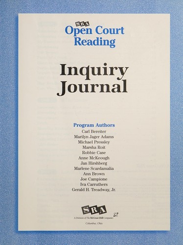 Cover for Open Court Reading Inquiry Journal Level 2