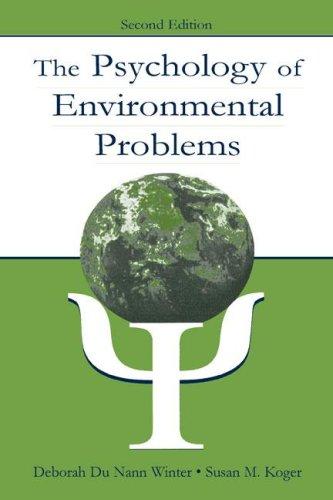 Cover for The Psychology of Environmental Problems