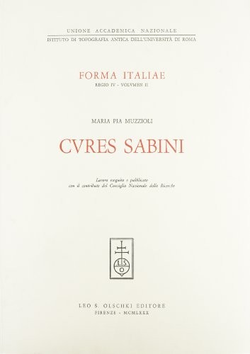Cover for Cures Sabini