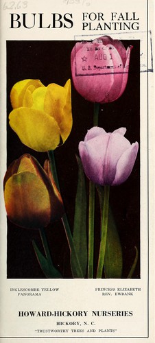 Cover for Bulbs for fall planting